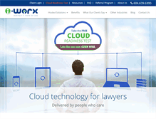 Tablet Screenshot of i-worx.ca