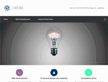 Tablet Screenshot of i-worx.nl